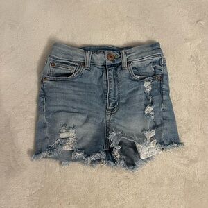 American Eagle Super Stretch Jean Shorts Size 0